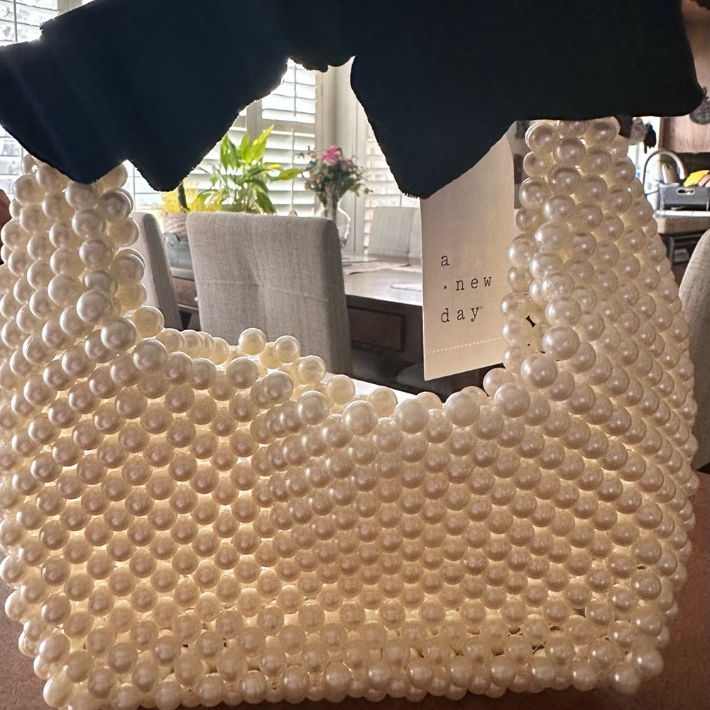 A New Day Pearl-Embellished mini Bag